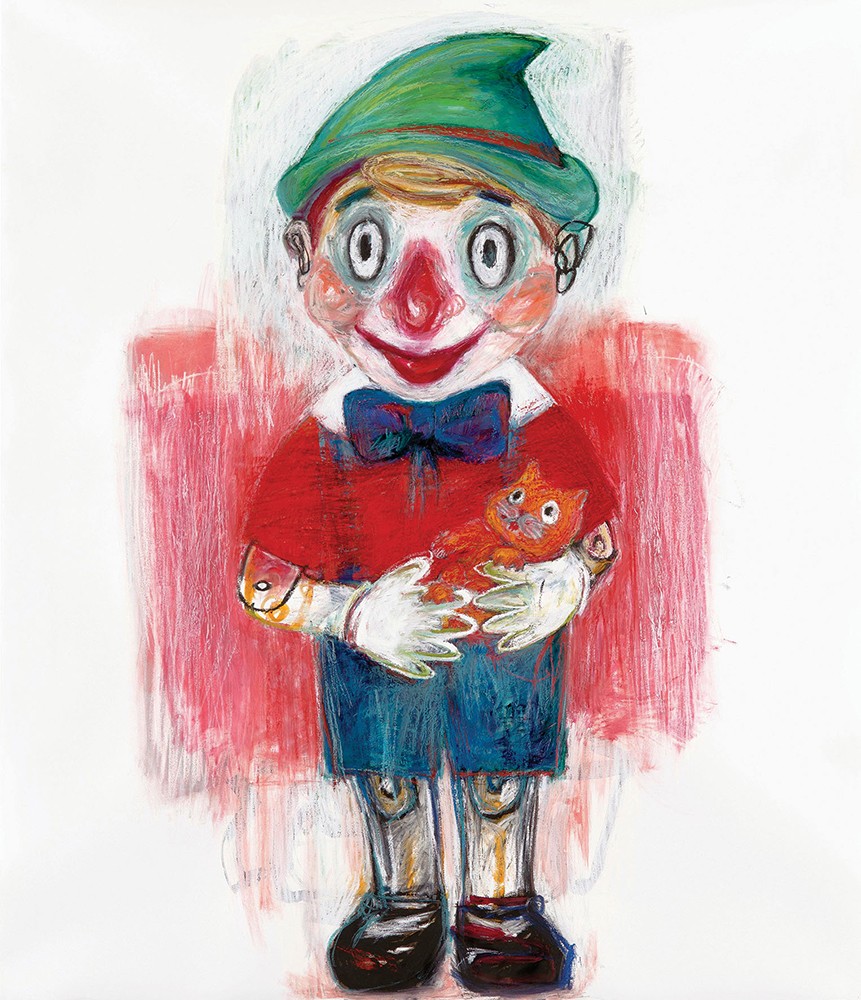 Pinokio, ulje na platnu, 150 × 130 cm, 2012.