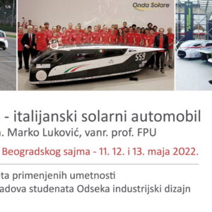 07 Info EMILIA 4 Italijanski solarni auto na BG Car Show 2022 baner2